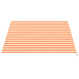 Tissu de remplacement pour auvent Jaune et orange 3,5x2,5 m