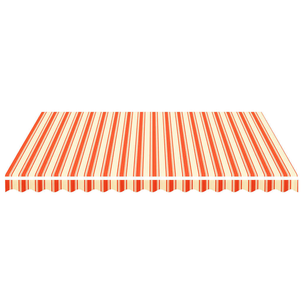 Tissu de remplacement pour auvent Jaune et orange 4x3,5 m