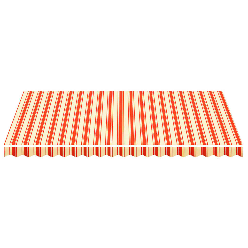 Tissu de remplacement pour auvent Jaune et orange 4,5x3 m