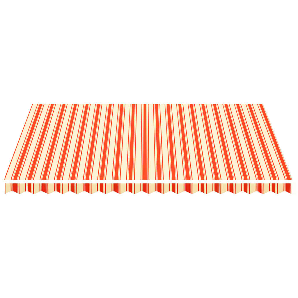 Tissu de remplacement pour auvent Jaune et orange 4,5x3,5 m