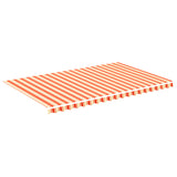 Tissu de remplacement pour auvent Jaune et orange 5x3 m