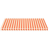 Tissu de remplacement pour auvent Jaune et orange 5x3 m