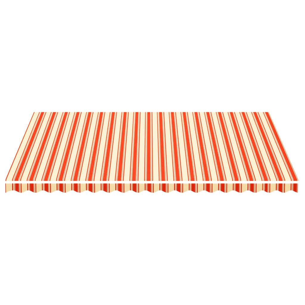 Tissu de remplacement pour auvent Jaune et orange 5x3,5 m