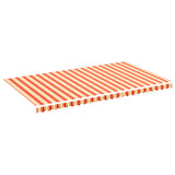 Tissu de remplacement pour auvent Jaune et orange 6x3,5 m