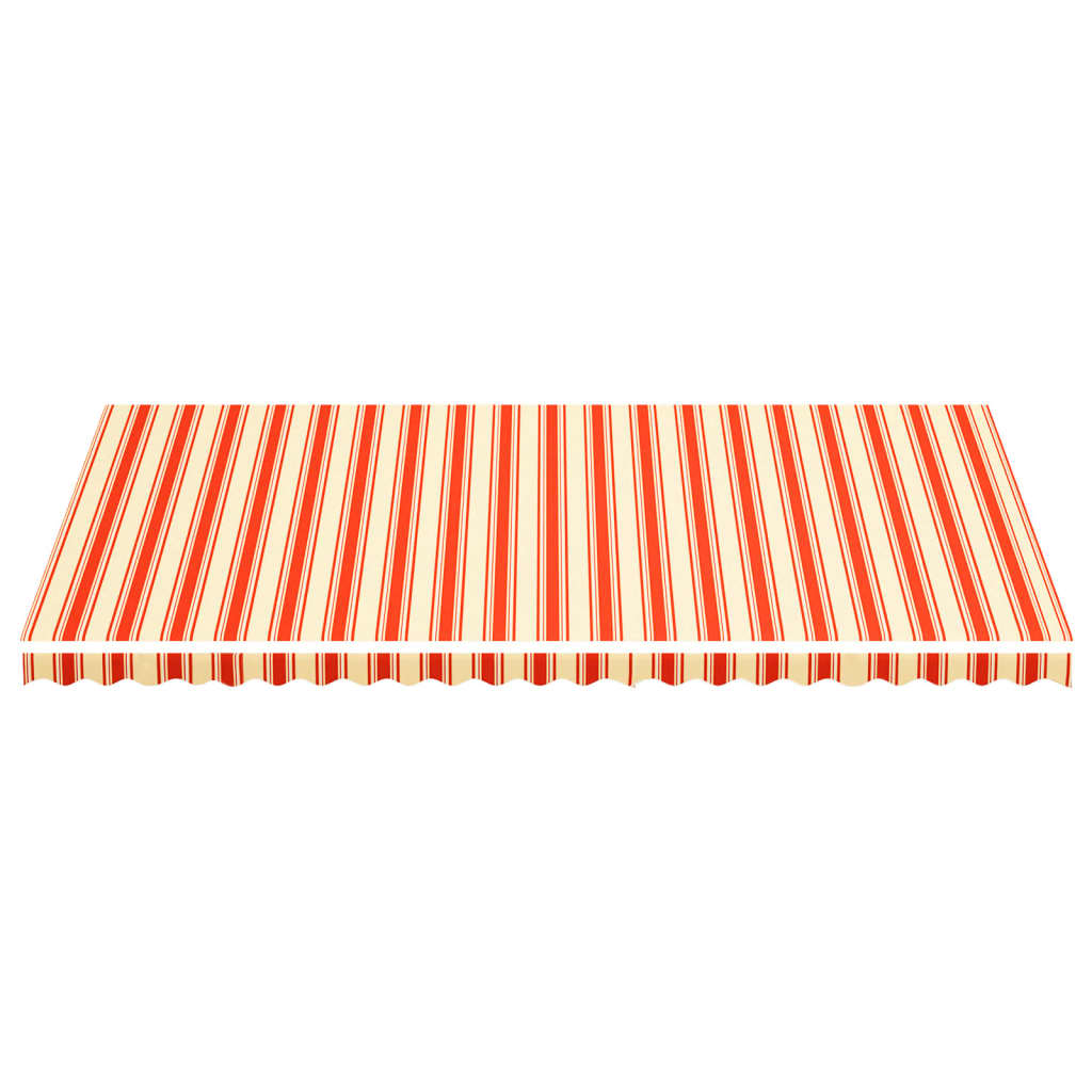 Tissu de remplacement pour auvent Jaune et orange 6x3,5 m