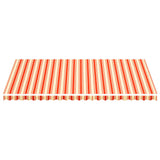 Tissu de remplacement pour auvent Jaune et orange 6x3,5 m