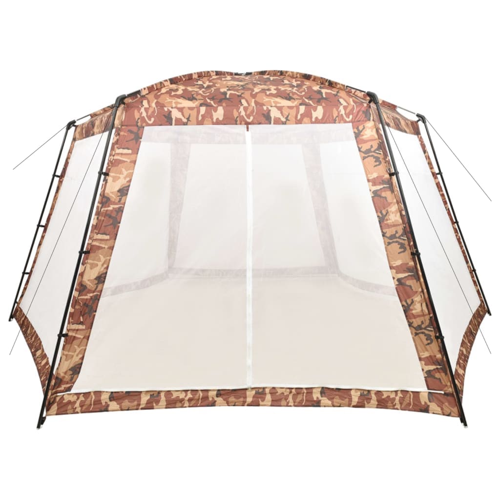 Tente de piscine Tissu 660x580x250 cm Camouflage