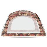 Reception tent with LED and 4 walls 3.6x3.6x2.3m Camouflage