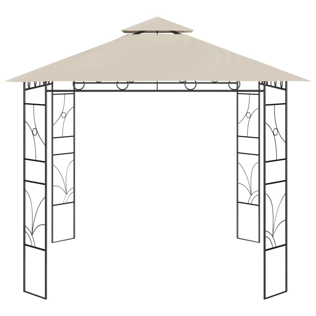 Belvédère 3x3x2,7 m Crème 160 g/m²