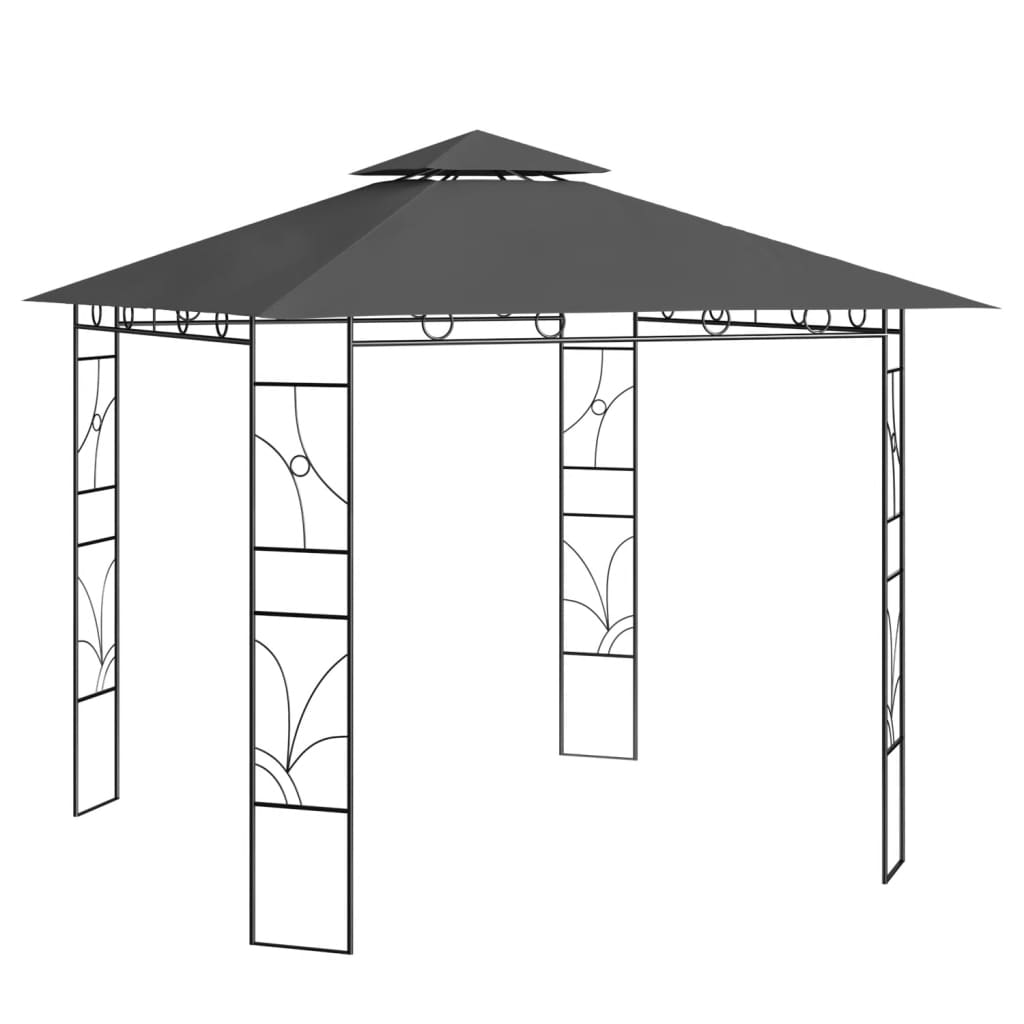 Belvedere 3x3x2,7 m Anthrazit 160 g/m²