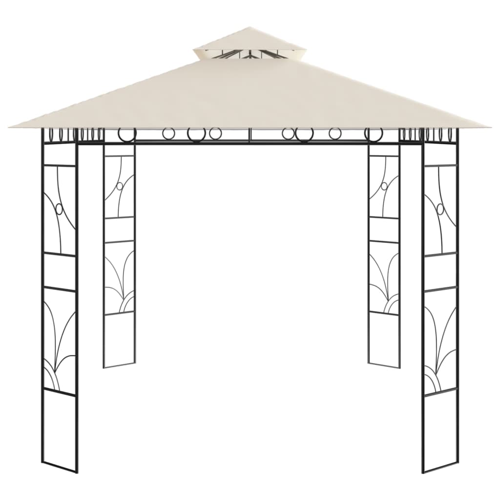 Belvédère 4x3x2,7 m Crème 160 g/m²