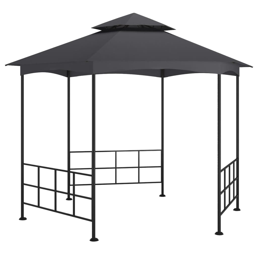 Belvédère avec parois 3,1x2,7 m Anthracite