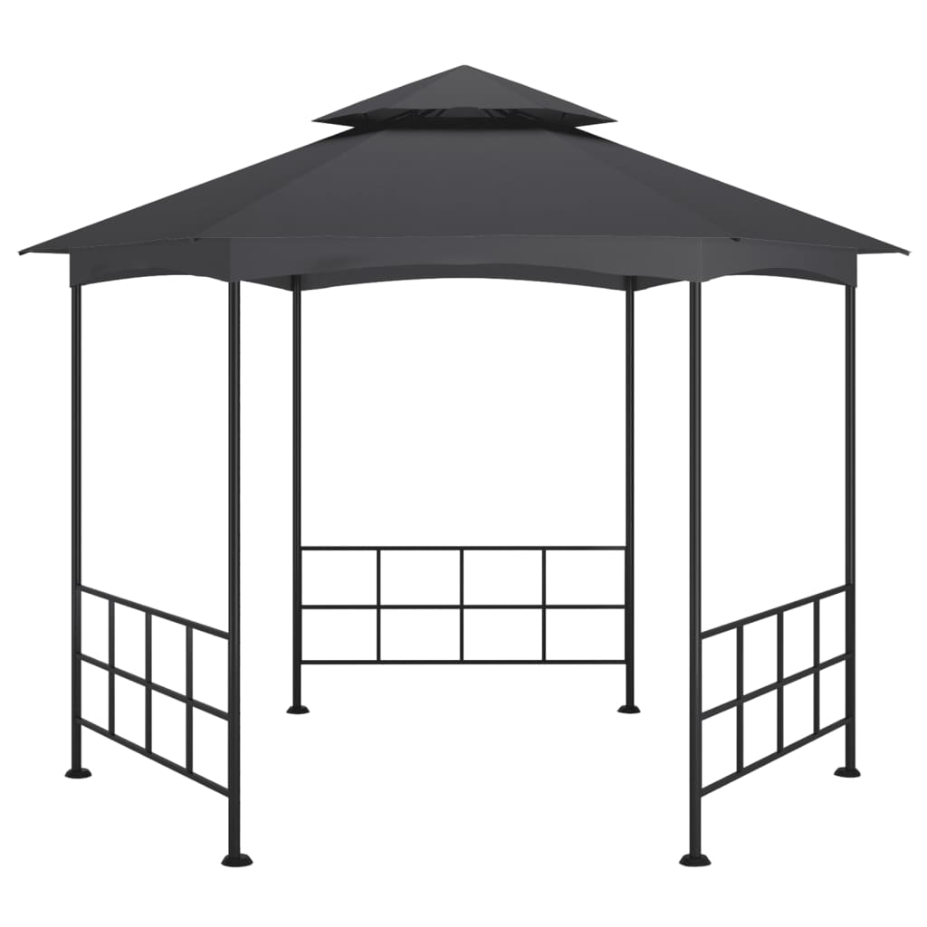 Belvédère avec parois 3,1x2,7 m Anthracite