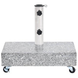 Socle de parasol Gris clair 45x25x8,3 cm Granite