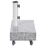 Socle de parasol Gris clair 45x25x8,3 cm Granite