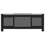 Cache-radiateur MDF Noir 205 cm