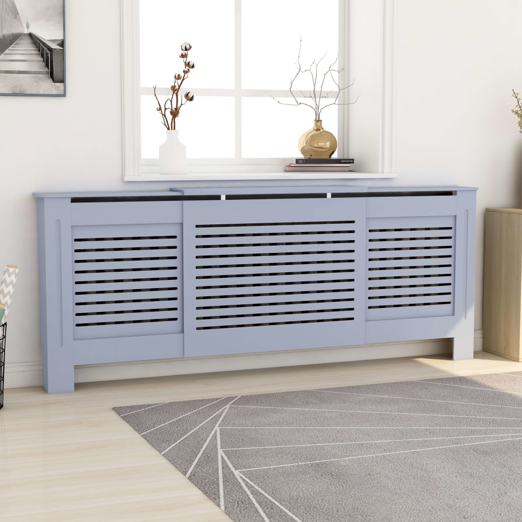 Cache-radiateur MDF Gris 205 cm