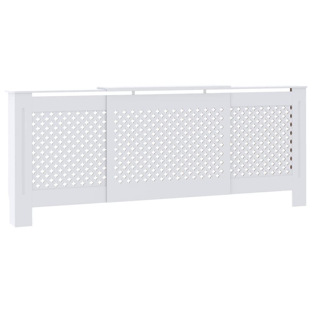 Cache-radiateur MDF Blanc 205 cm