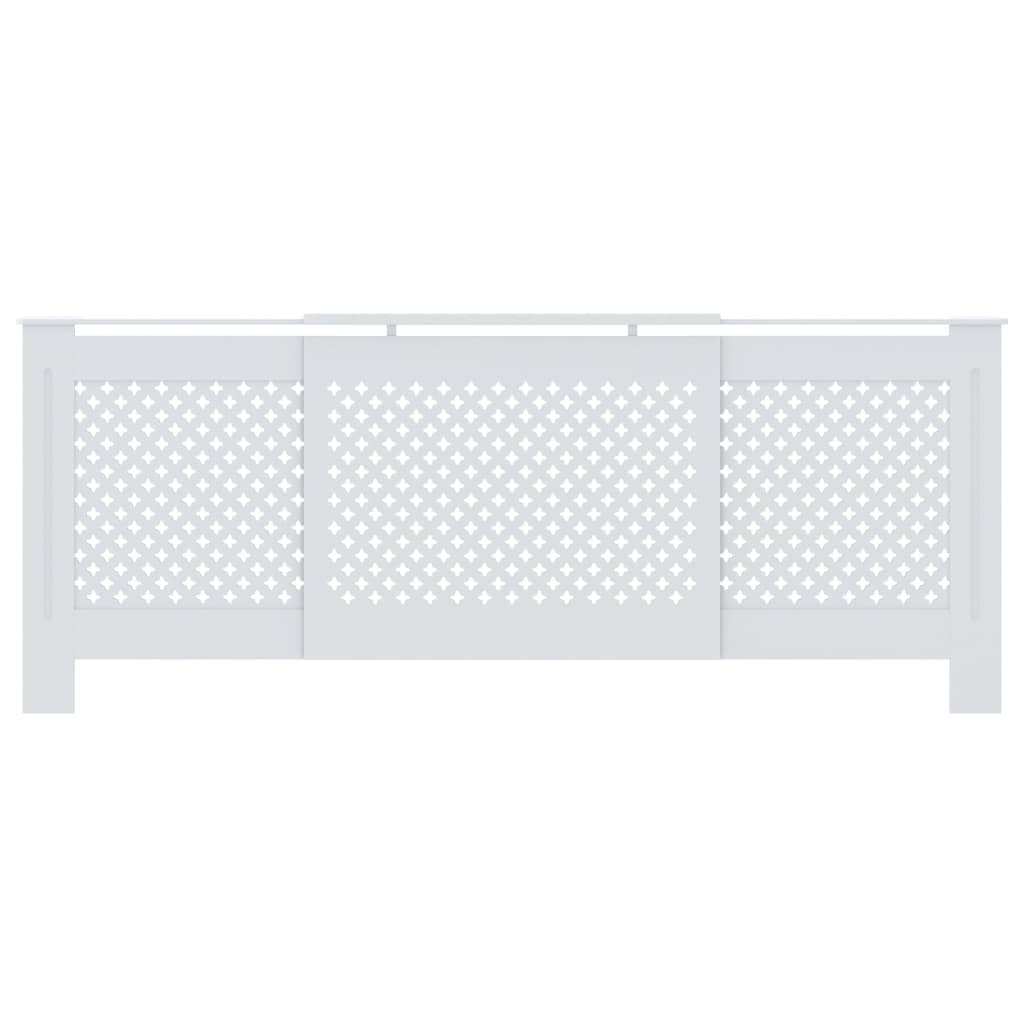 Cache-radiateur MDF Blanc 205 cm