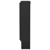 Black MDF Radiator Cover 205 cm