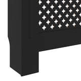 Black MDF Radiator Cover 205 cm