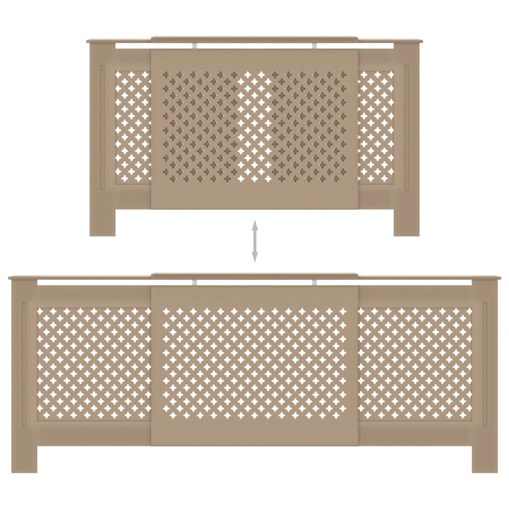 MDF-Heizkörperabdeckung 205 cm