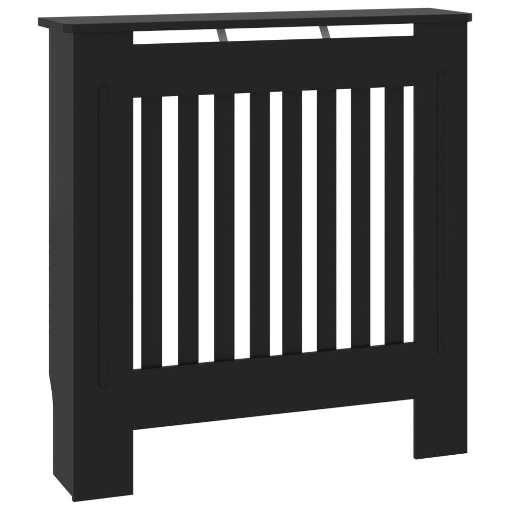 Cache-radiateur MDF Noir 78 cm