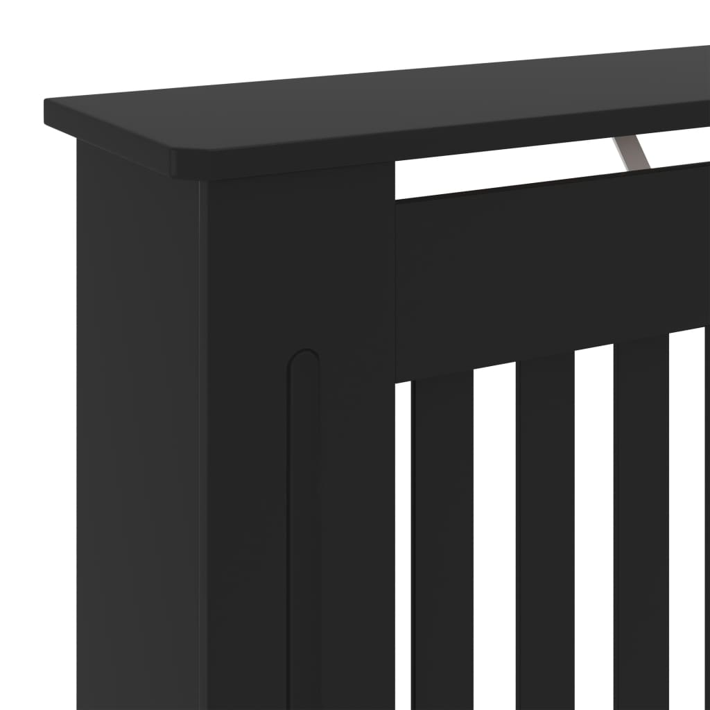 Cache-radiateur MDF Noir 78 cm