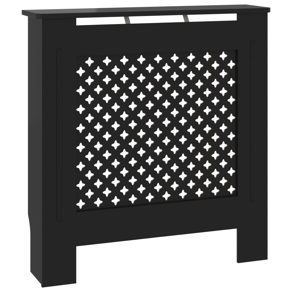 Cache-radiateur MDF Noir 78 cm