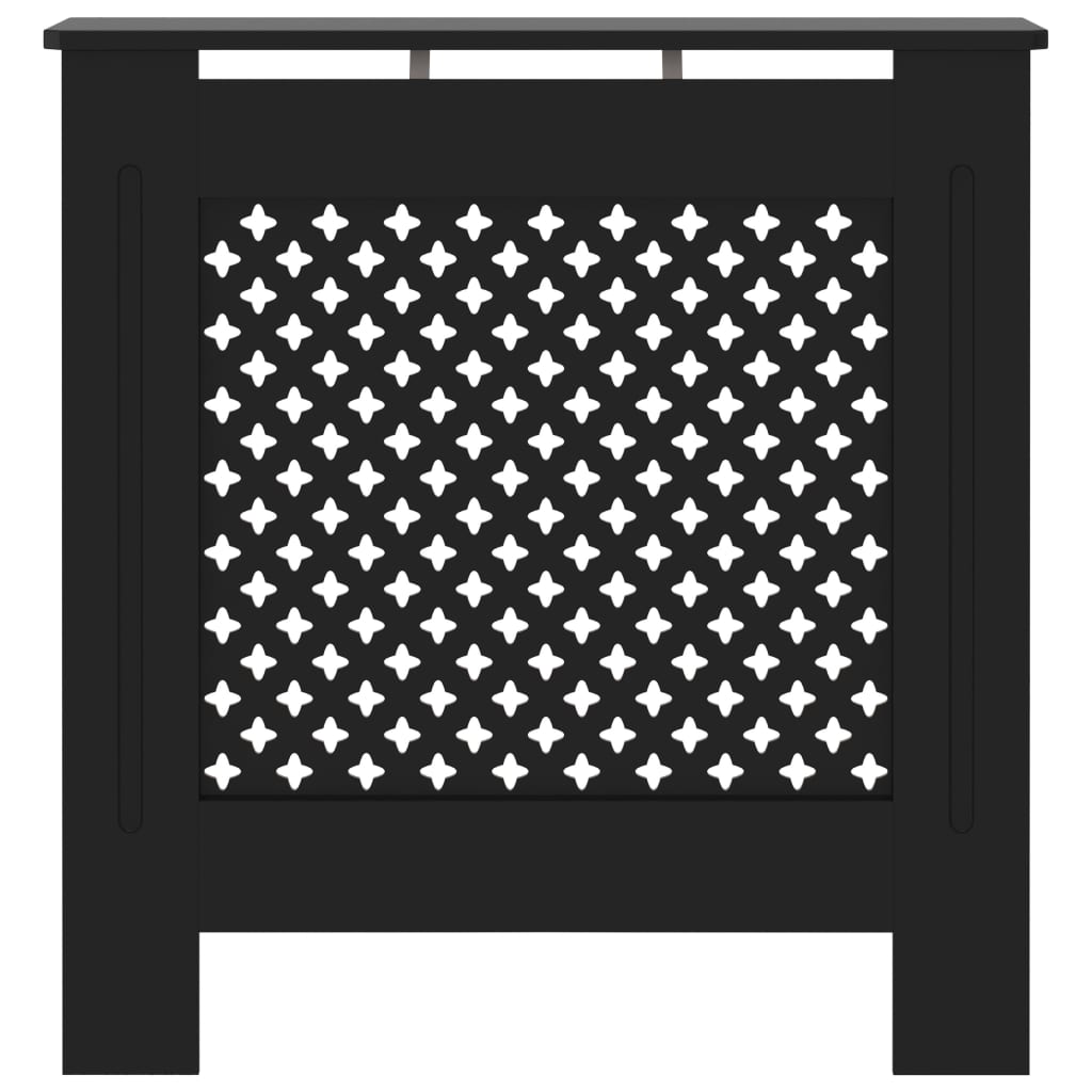 Cache-radiateur MDF Noir 78 cm