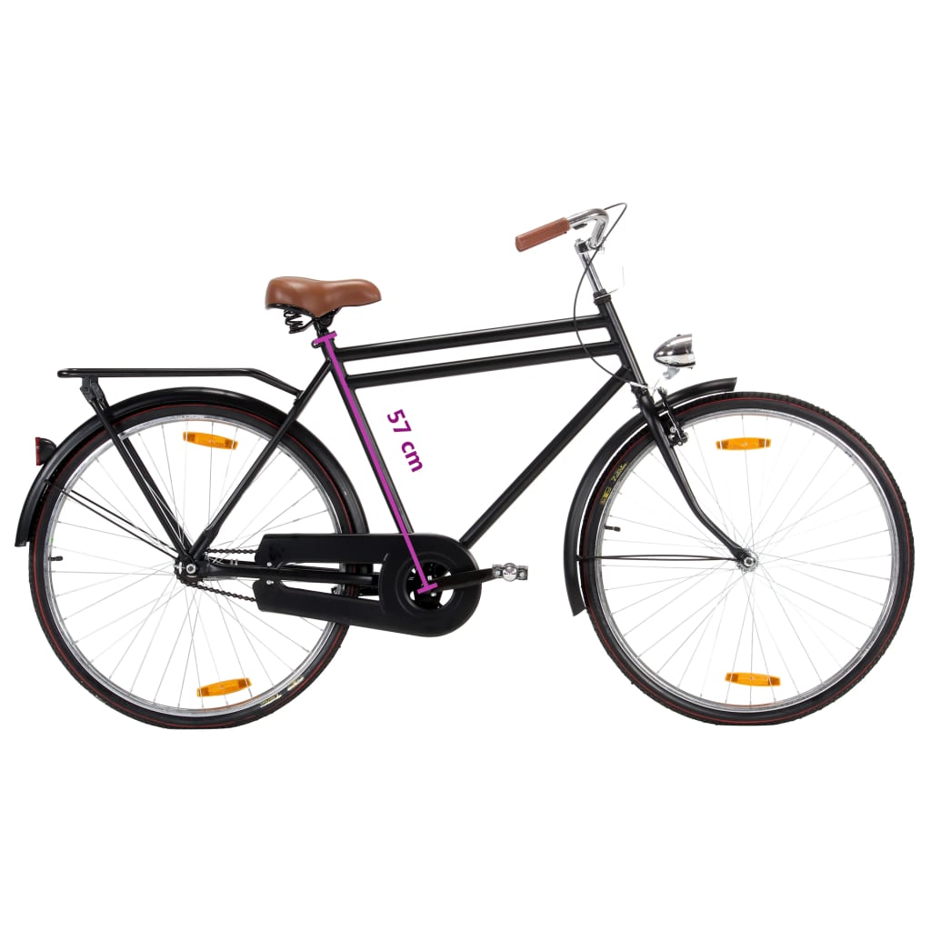 Vélo hollandais à roue de 28 pouces 57 cm pour femmes