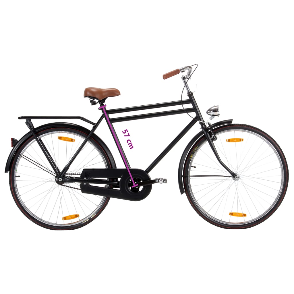 Vélo hollandais à roue de 28 pouces 57 cm pour hommes