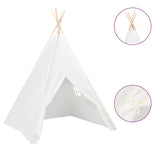 Tipi-Zelt für Kinder mit Tasche, Pfirsichhaut, Weiß, 120 x 120 x 150 cm