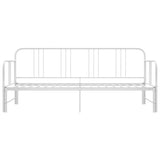 Extendable sofa bed frame without mattress white 90x200 cm