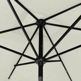 Garden parasol with LED and sand steel pole 2x3 m