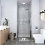 ESG transparent shower door 76x190 cm