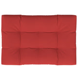 Rotes Palettenkissen 120x80x12 cm aus Stoff