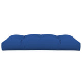 Coussin de palette bleu royal 120x80x12 cm tissu