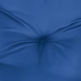 Coussin de palette bleu royal 120x80x12 cm tissu