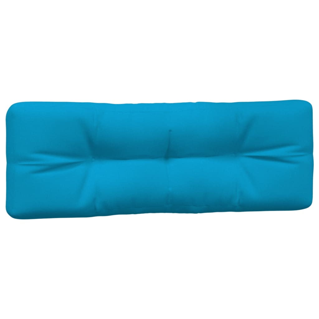 Coussins de palette lot de 3 bleu tissu