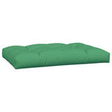 Coussins de palette lot de 3 vert tissu