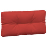 Coussins de palette lot de 3 rouge tissu