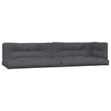 Coussins de palette lot de 5 anthracite tissu