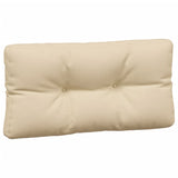 Coussins de palette lot de 5 beige tissu