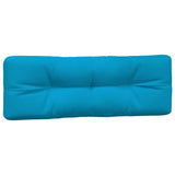 Coussins de palette lot de 5 bleu tissu