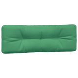 Coussins de palette lot de 5 vert tissu