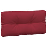 Coussins de palette lot de 5 rouge bordeaux tissu