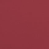 Coussins de palette lot de 5 rouge bordeaux tissu