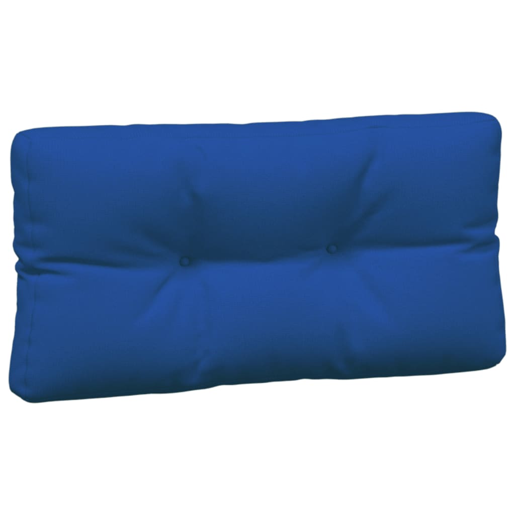 Coussins de palette lot de 5 bleu royal tissu