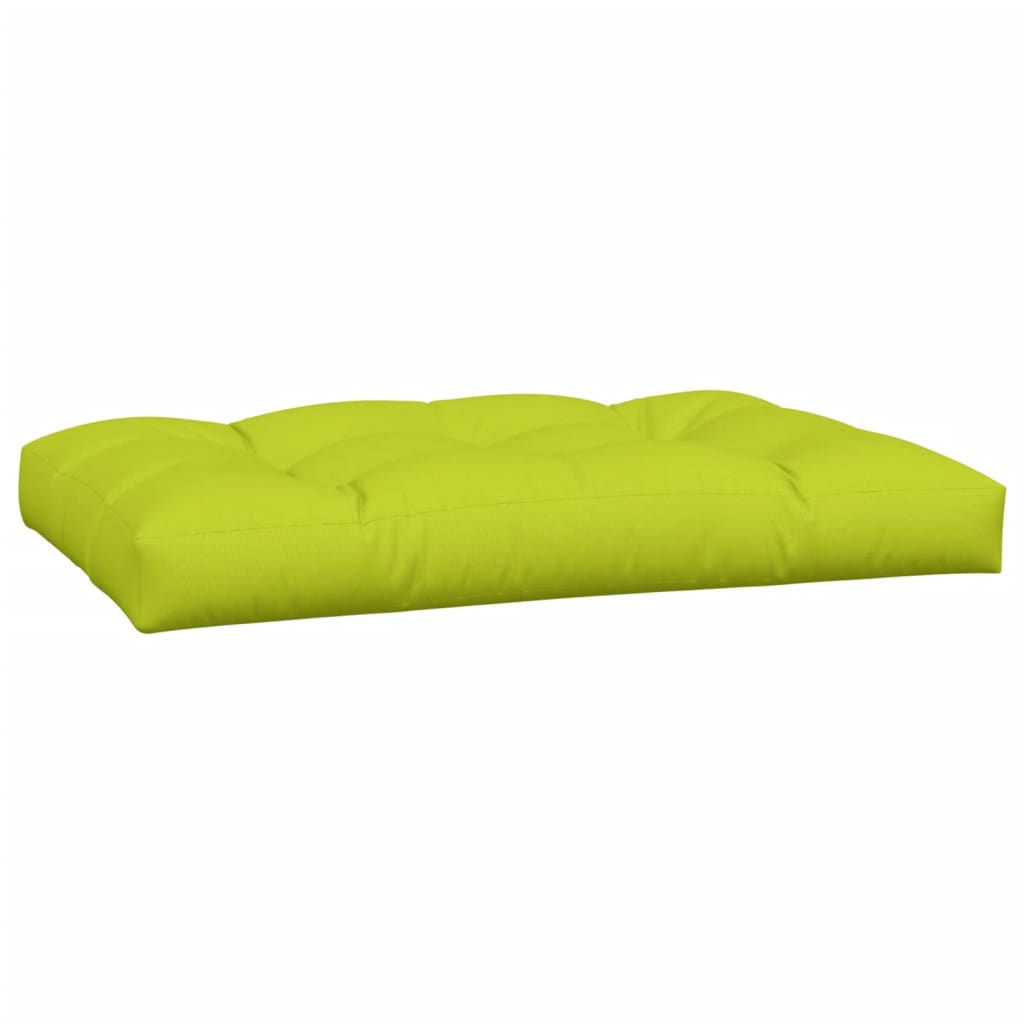 Pallet cushions set of 5 bright green fabric